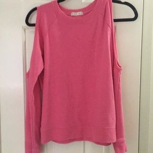 Pink Cold Shoulder Sweater Cotton On